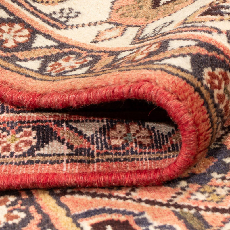 Hamadan Teppich 128x192cm - Perserteppich - rot