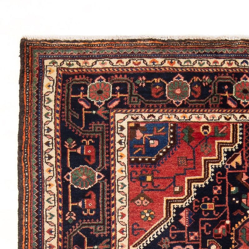 Hamadan Teppich 137x215cm - Perserteppich - dunkelblau