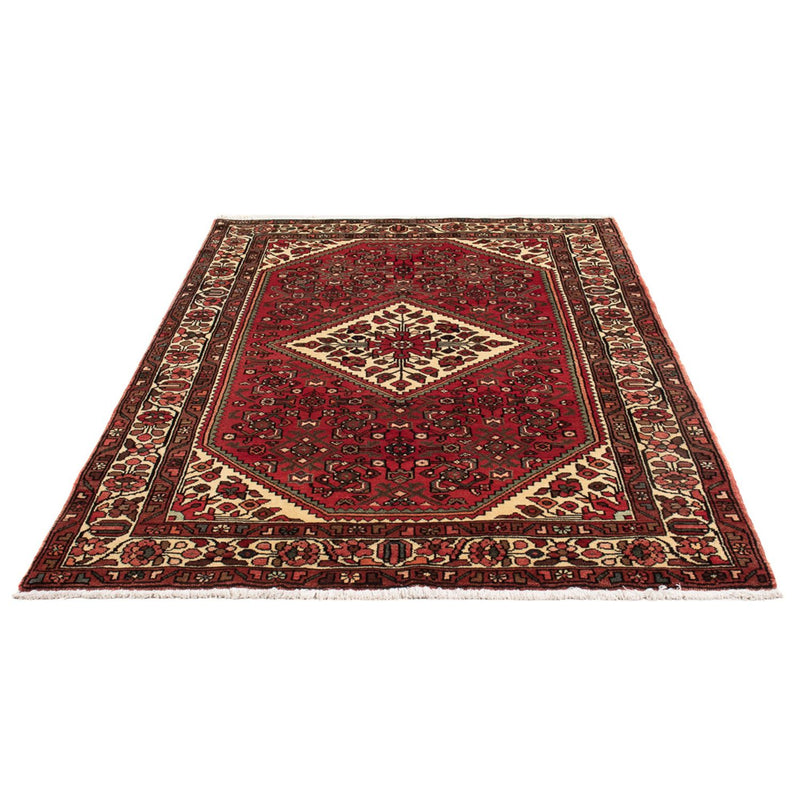 Hamadan Teppich 136x198cm - Perserteppich - rot