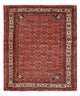 Hamadan Teppich 160x202cm - Perserteppich - rot