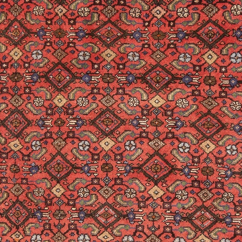 Hamadan Teppich 160x202cm - Perserteppich - rot