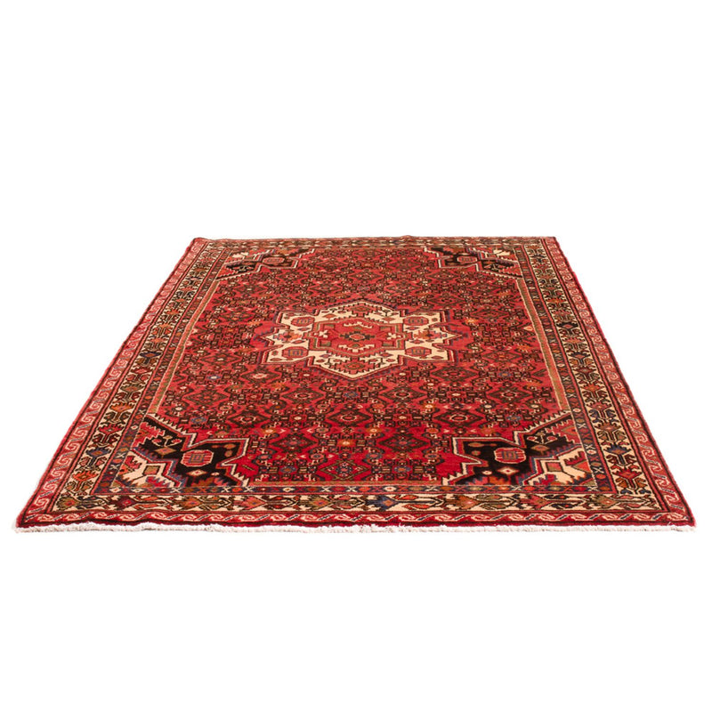 Hamadan Teppich 155x220cm - Perserteppich - rot