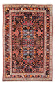 Hamadan Teppich 135x215cm - Perserteppich - dunkelblau