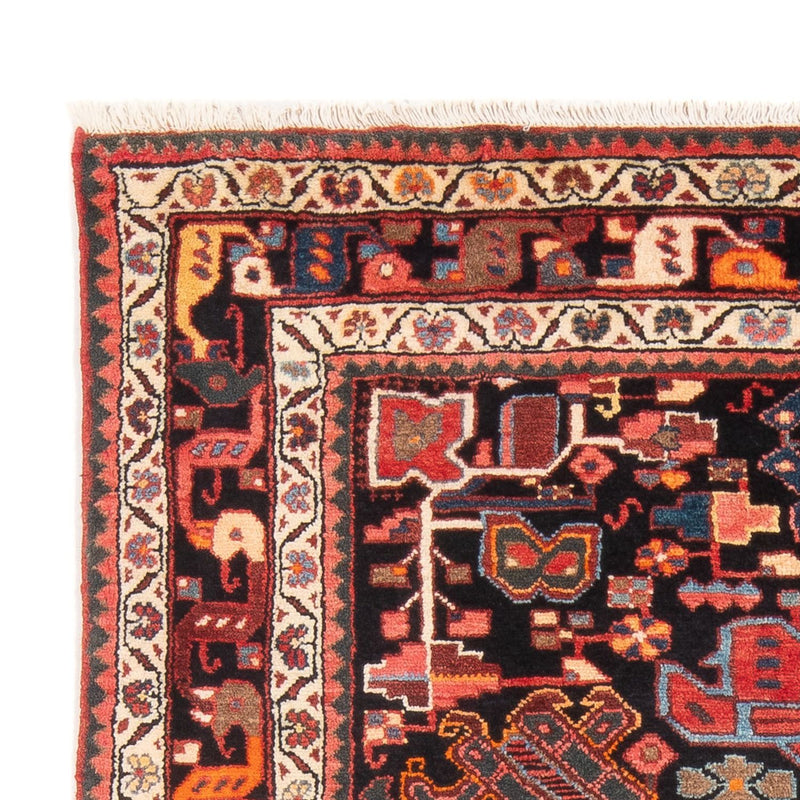 Hamadan Teppich 135x215cm - Perserteppich - dunkelblau
