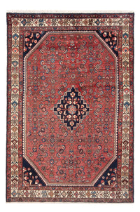 Hamadan Teppich 140x215cm - Perserteppich - rot – product image