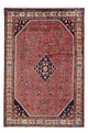 Hamadan Teppich 140x215cm - Perserteppich - rot