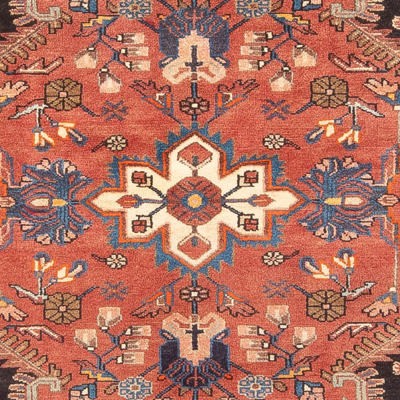 Hamadan Teppich 140x235cm - Perserteppich - hellrot