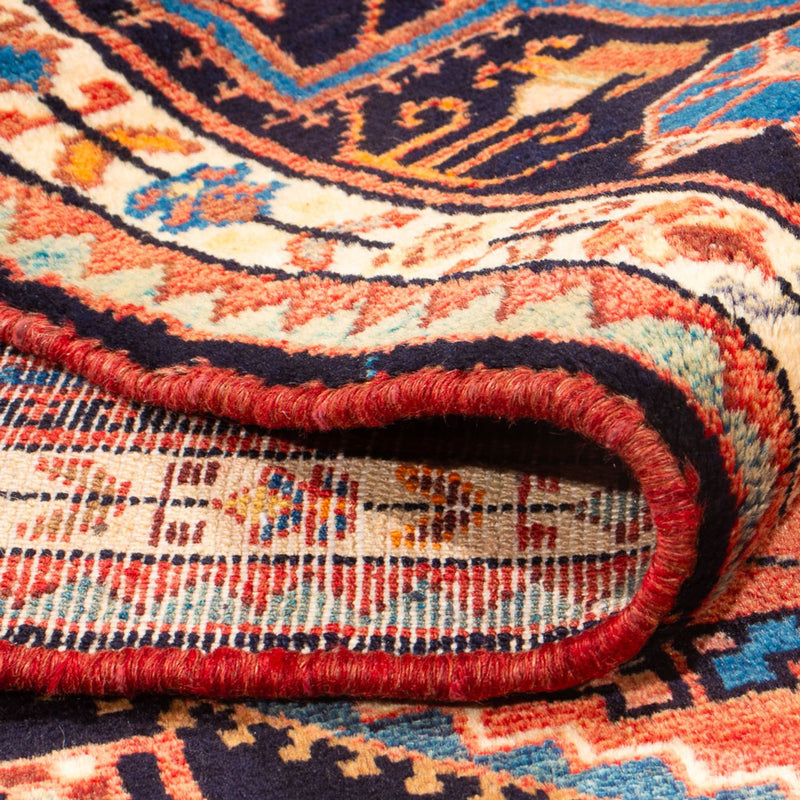 Hamadan Teppich 132x224cm - Perserteppich - hellrot