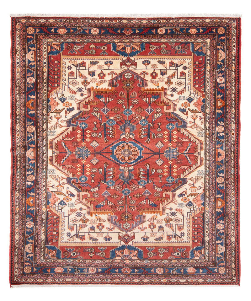 Hamadan Teppich 173x225cm - Perserteppich - rost