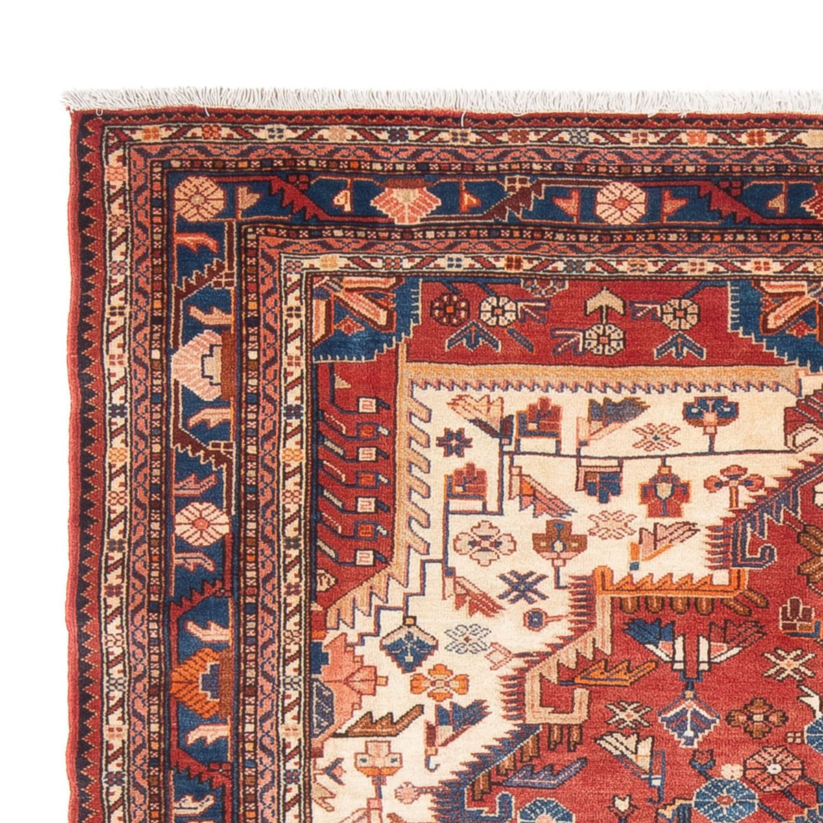 Hamadan Teppich 173x225cm - Perserteppich - rost