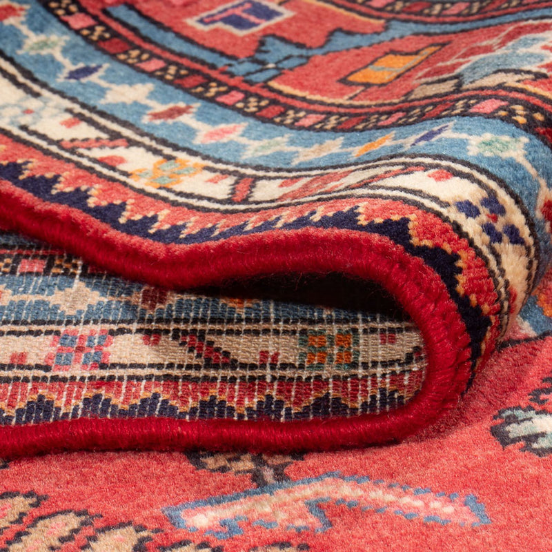 Hamadan Teppich 154x222cm - Perserteppich - rot