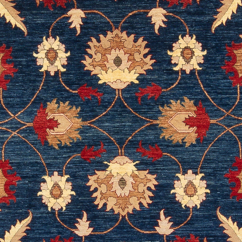 Ziegler Teppich 276x379cm - Orientteppich - dunkelblau