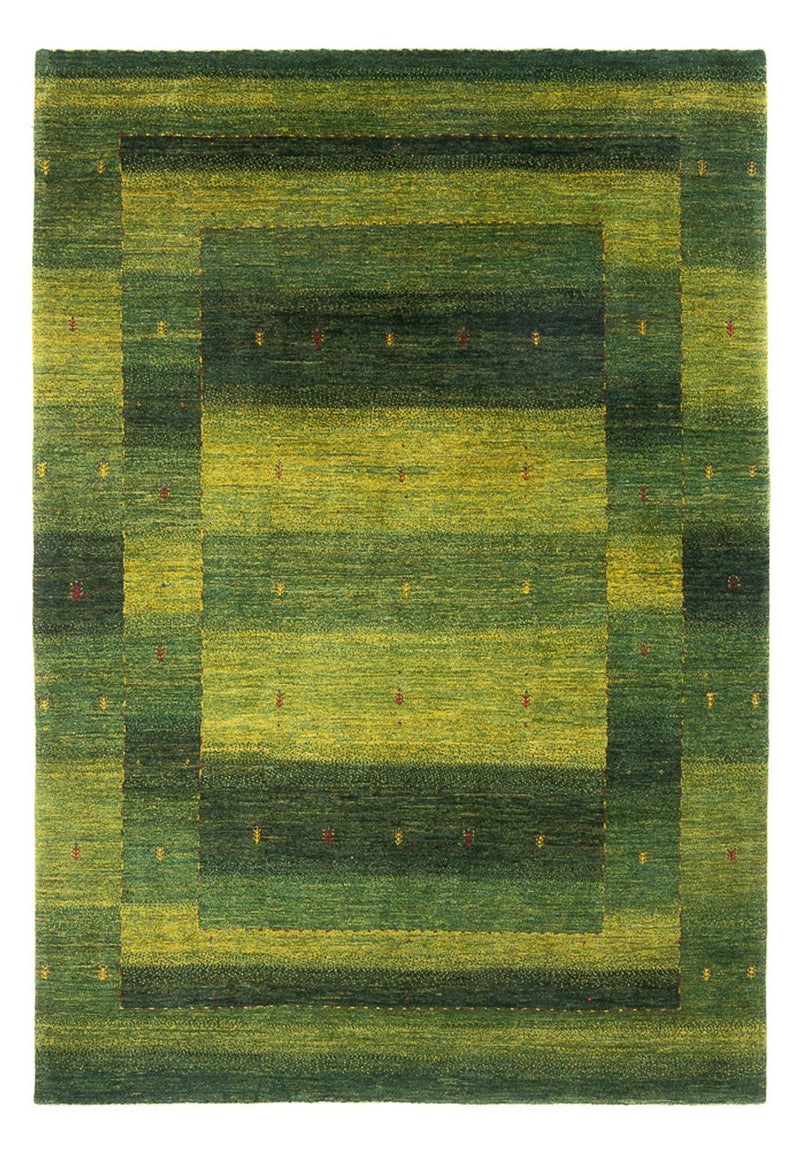 Gabbeh Teppich - Loribaft Perser - 166 x 243 cm - dunkelgrün