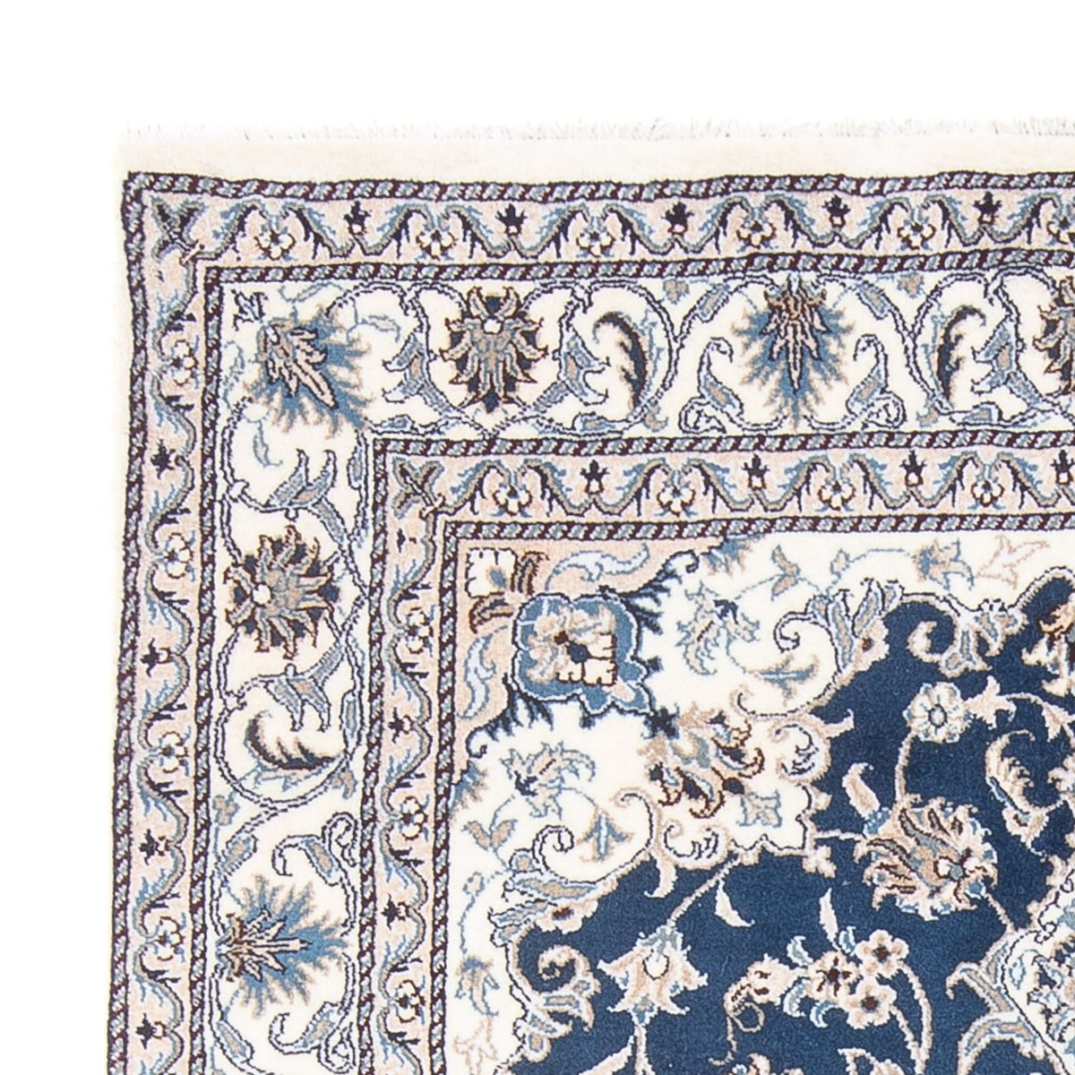 Nain - 9La Teppich 147x197cm - Perserteppich - blau
