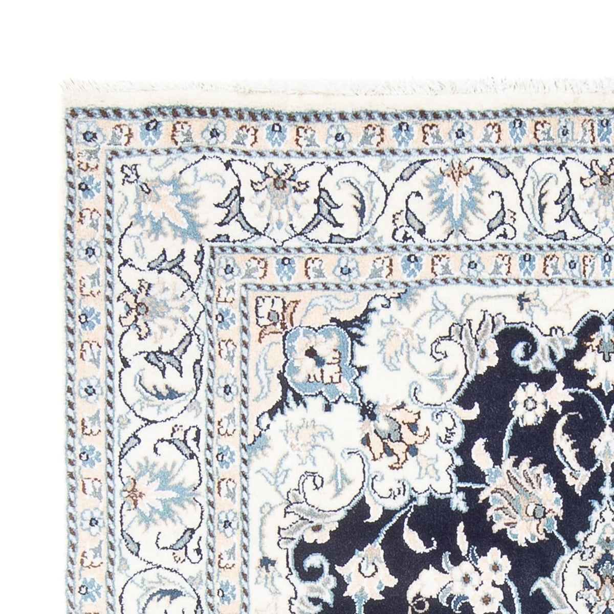 Nain - 9La Teppich 149x209cm - Perserteppich - dunkelblau