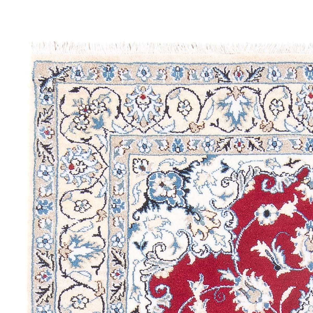 Perserteppich - Nain - 117 x 201 cm - rot