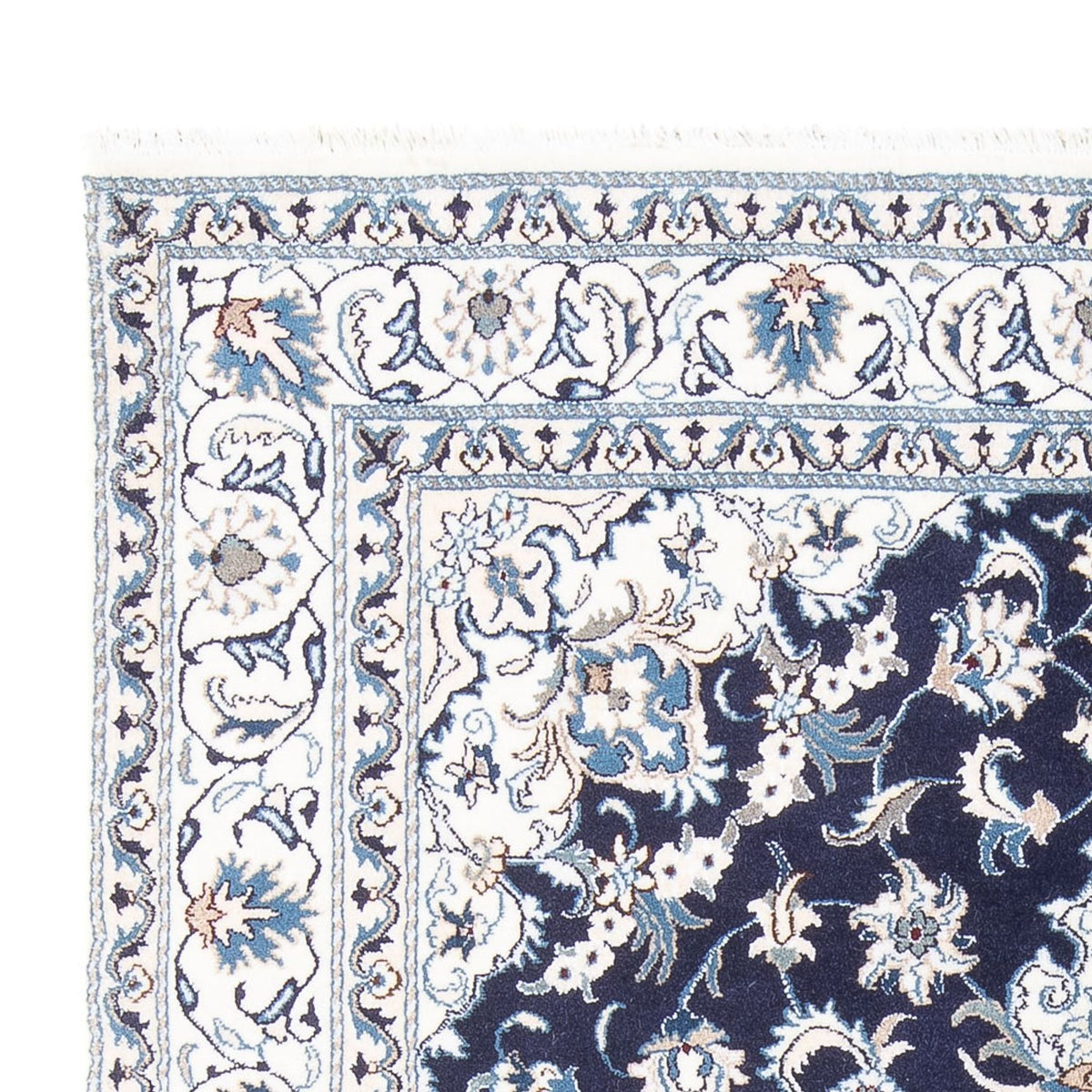 Perserteppich - Nain - 168 x 234 cm - dunkelblau