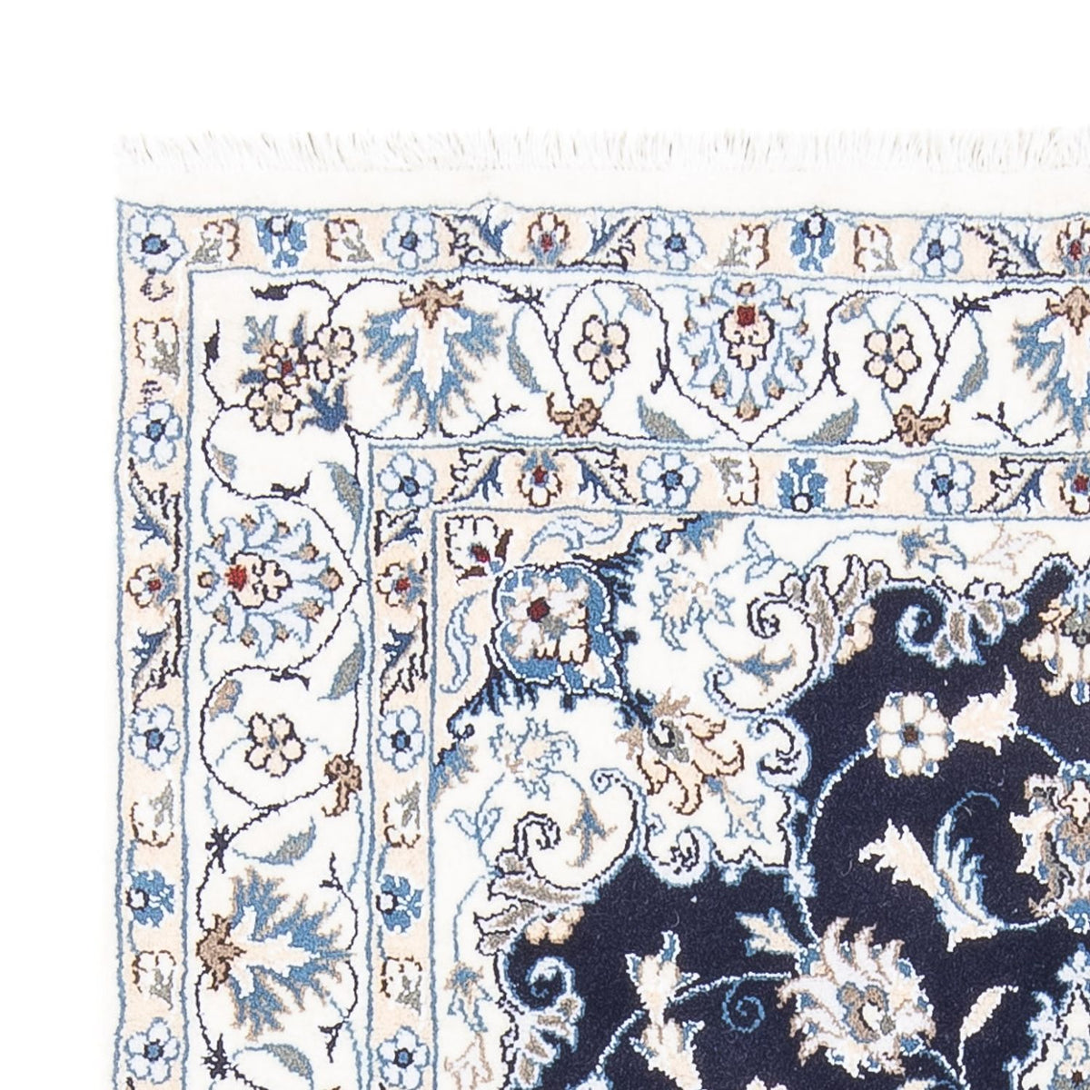 Nain Teppich 120x200cm - Perserteppich - dunkelblau