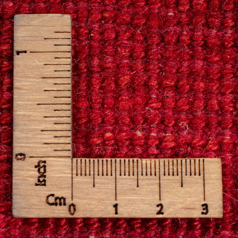 Gabbeh Persisch Teppich 167x244cm - Perserteppich Wollteppich - rot