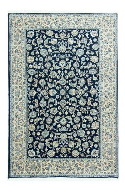 Maschad Teppich 197x293cm - Perserteppich - blau