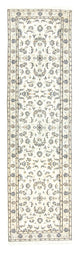 Nain - 9La Teppich 81x295cm - Perserteppich - naturweiß