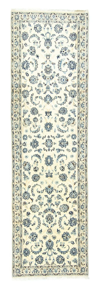 Nain - 9La Teppich 88x306cm - Perserteppich - naturweiß
