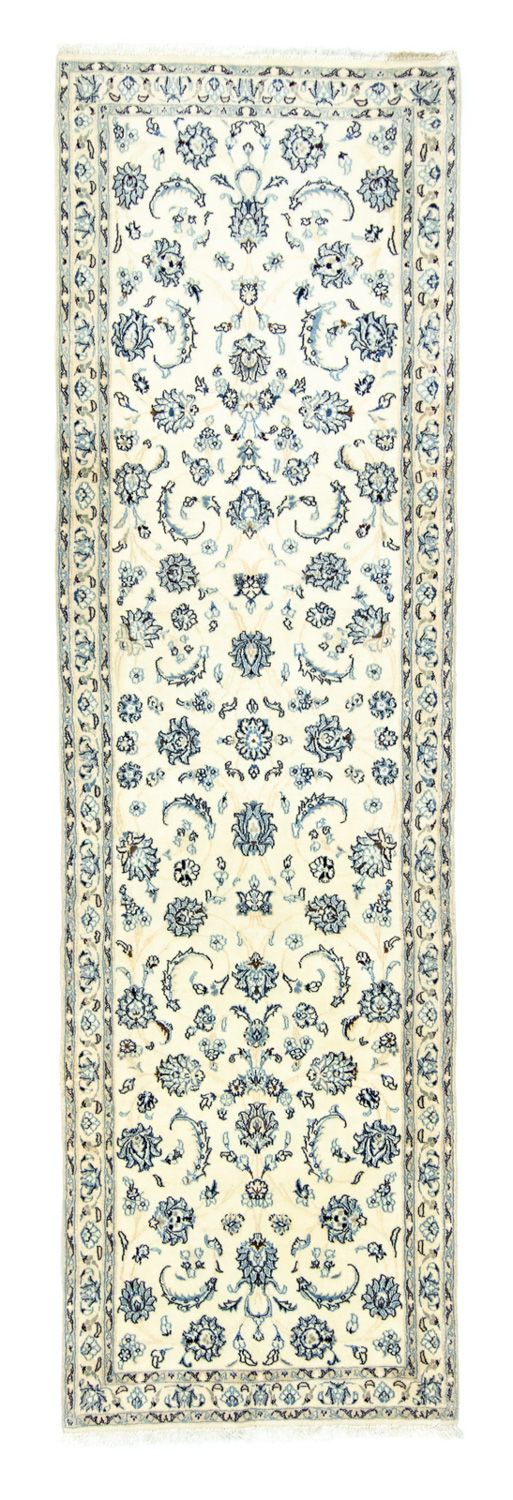Nain - 9La Teppich 88x306cm - Perserteppich - naturweiß