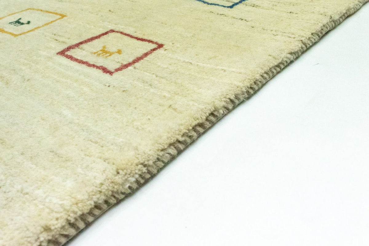 Gabbeh Teppich - Perser 195 x 281 cm - beige