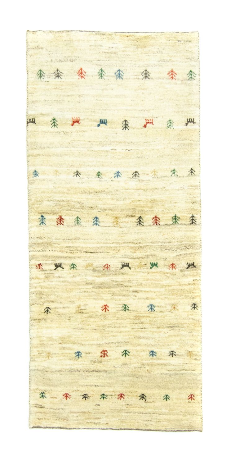 Gabbeh Teppich - Perser 82 x 184 cm - beige
