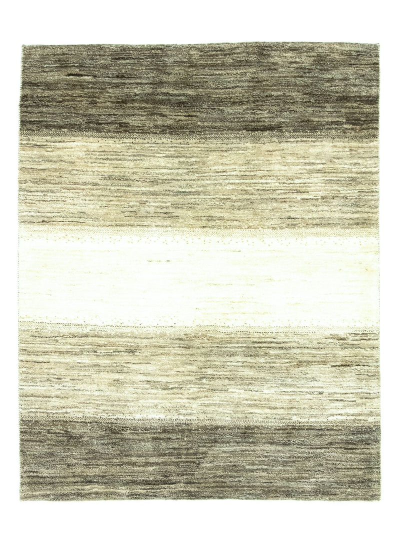 Gabbeh Persisch Teppich 127x153cm - Perserteppich Wollteppich - beige