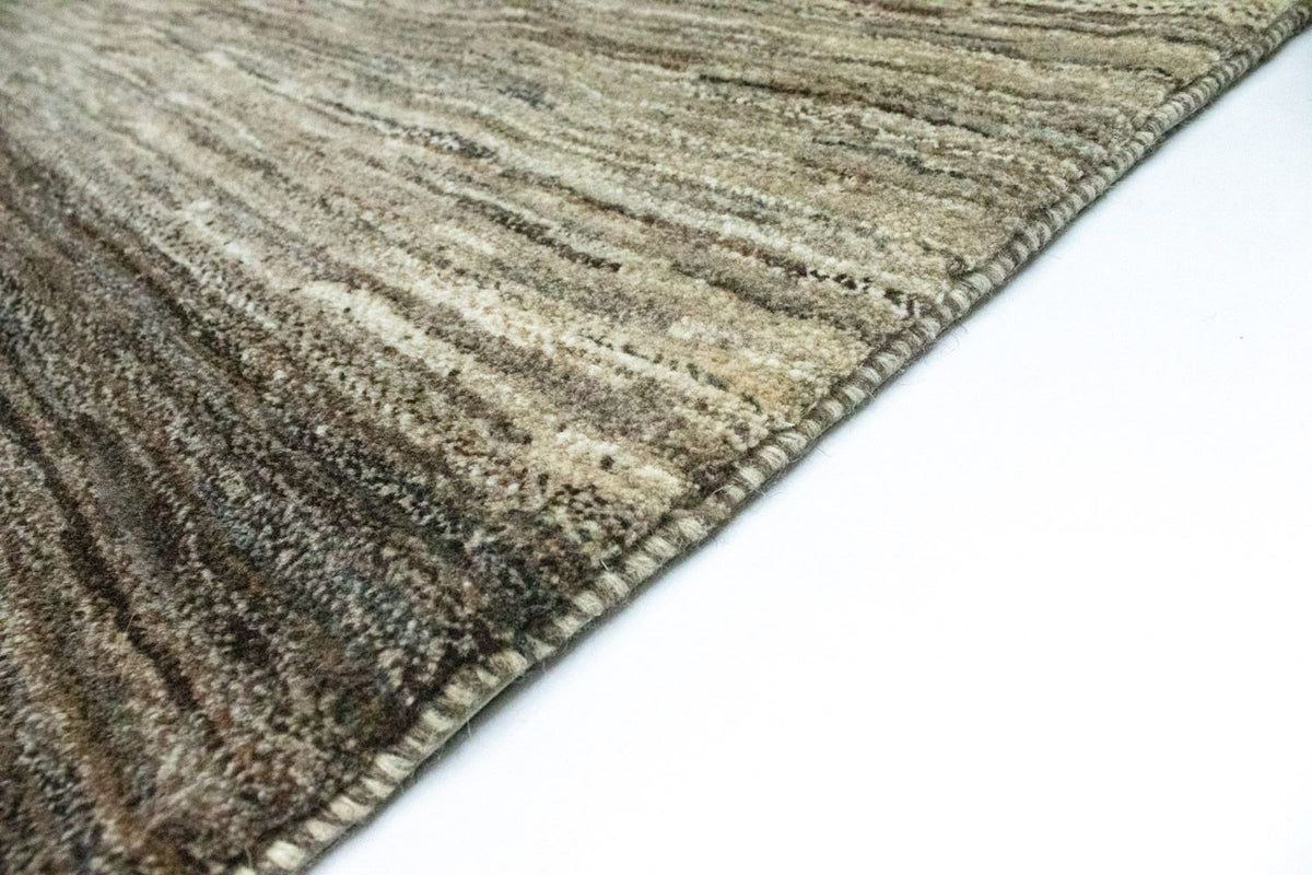Gabbeh Persisch Teppich 127x153cm - Perserteppich Wollteppich - beige