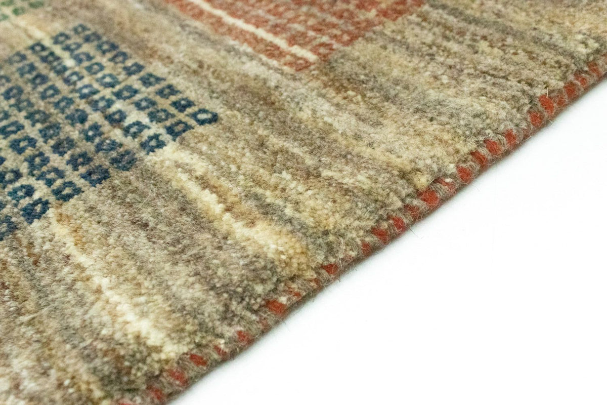 Gabbeh Teppich - Perser 102 x 137 cm - grau