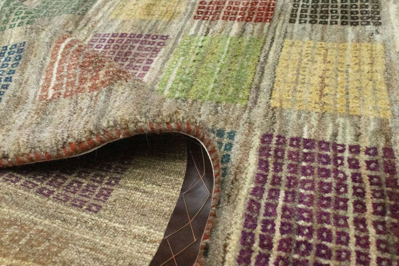 Gabbeh Teppich - Perser 102 x 137 cm - grau