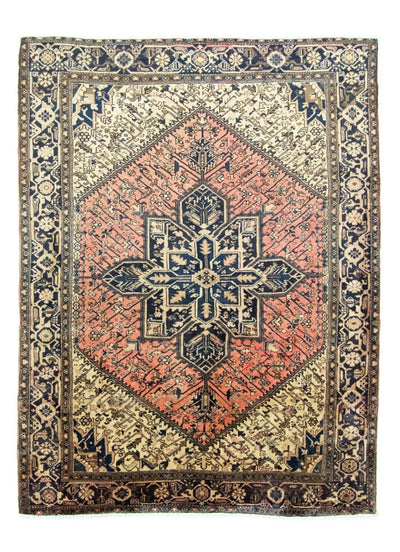 Heriz Teppich 215x285cm - Perserteppich - rot