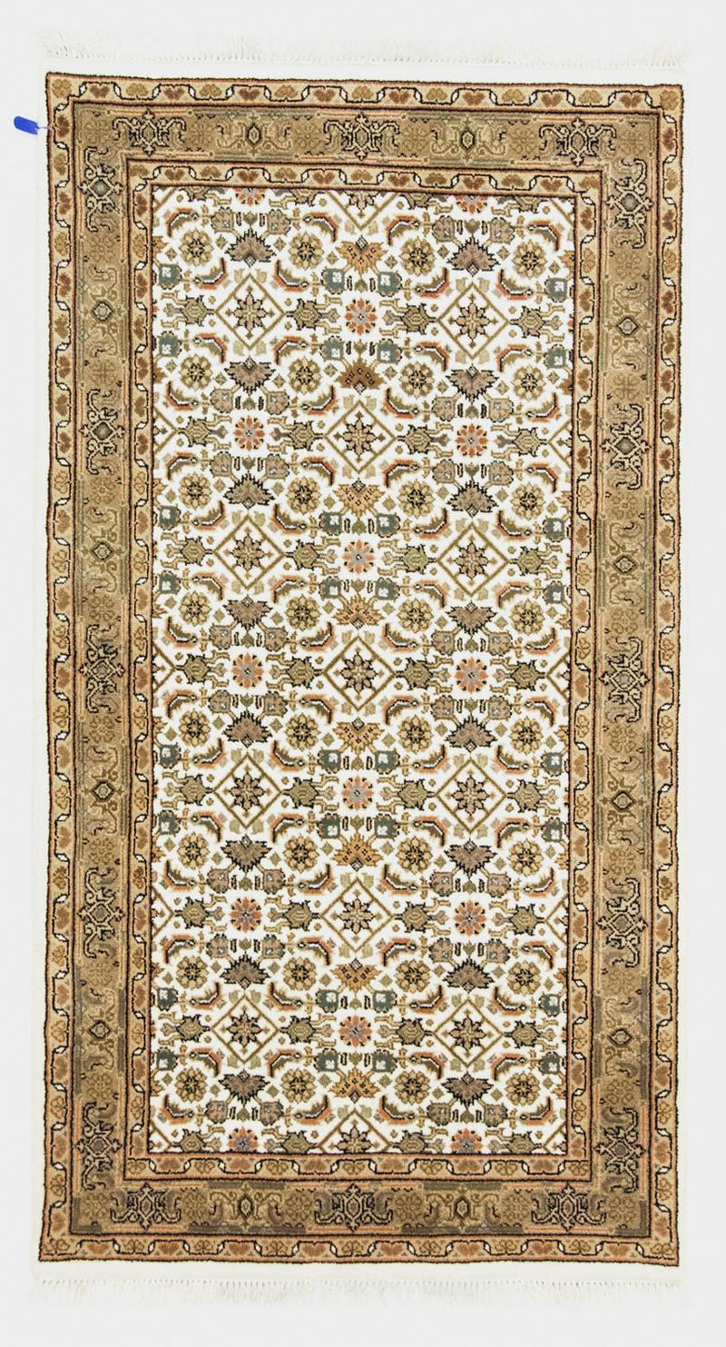 Orientteppich - Bidjar - Indus 90 x 166 cm - beige