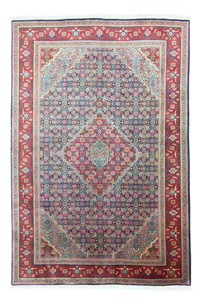 Maschad Teppich 200x291cm - Perserteppich - blau