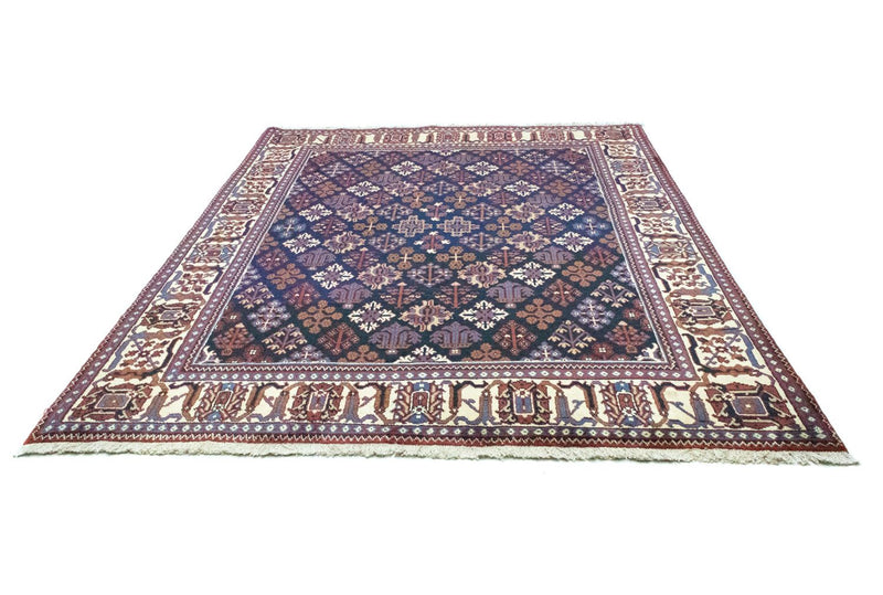 Meymeh Teppich 202x260cm - Perserteppich - blau