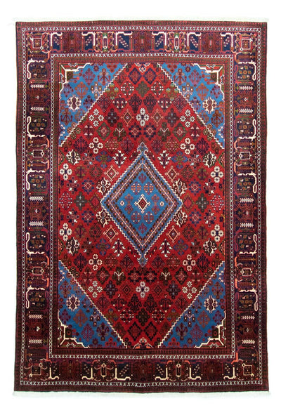 Malayer Teppich 215x317cm - Perserteppich - rot