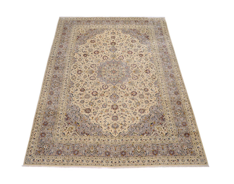 Perserteppich - Keshan 253 x 351 cm - beige