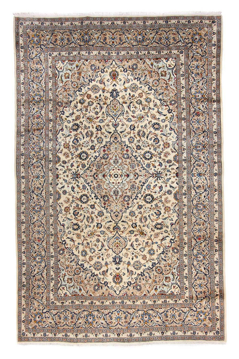 Perserteppich - Keshan 241 x 379 cm - beige