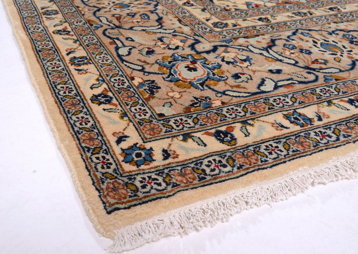 Perserteppich - Keshan 241 x 379 cm - beige