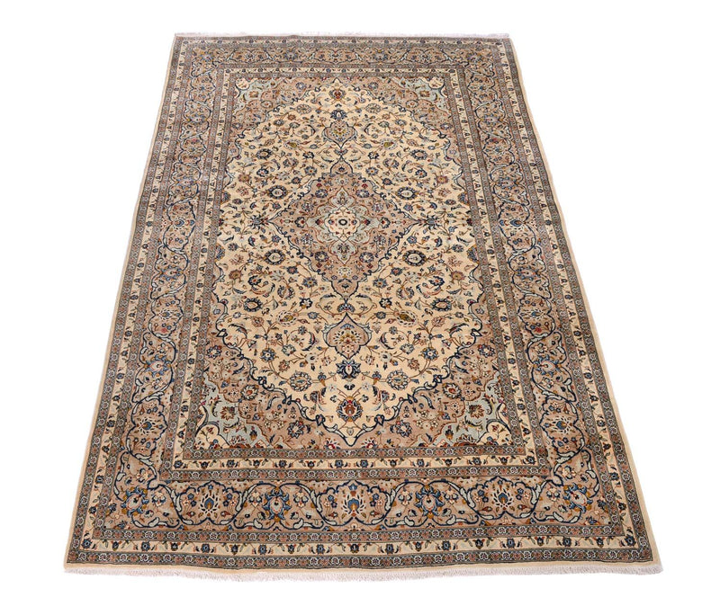 Perserteppich - Keshan 241 x 379 cm - beige
