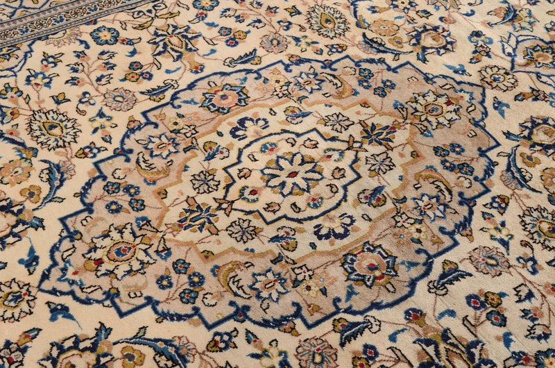 Perserteppich - Keshan 198 x 305 cm - beige