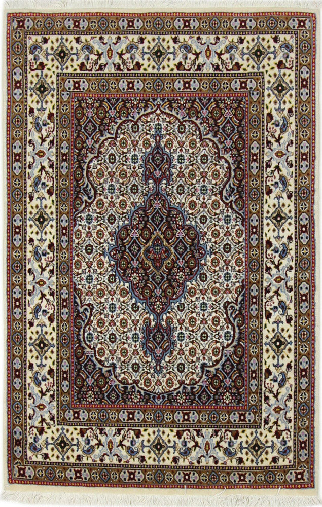 Perserteppich - Classic - 94 x 145 cm - dunkelbeige