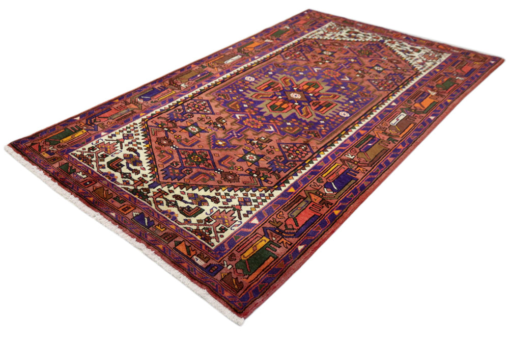 Perserteppich - Nomadic - 130 x 215 cm - rost