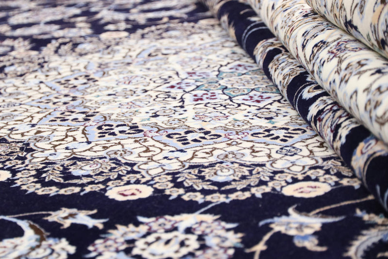 Perserteppich - Nain - Premium - 250 x 360 cm - dunkelblau