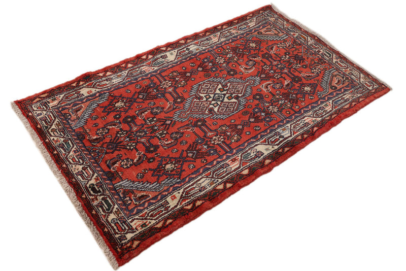 Perserteppich - Nomadic - 80 x 140 cm - rot