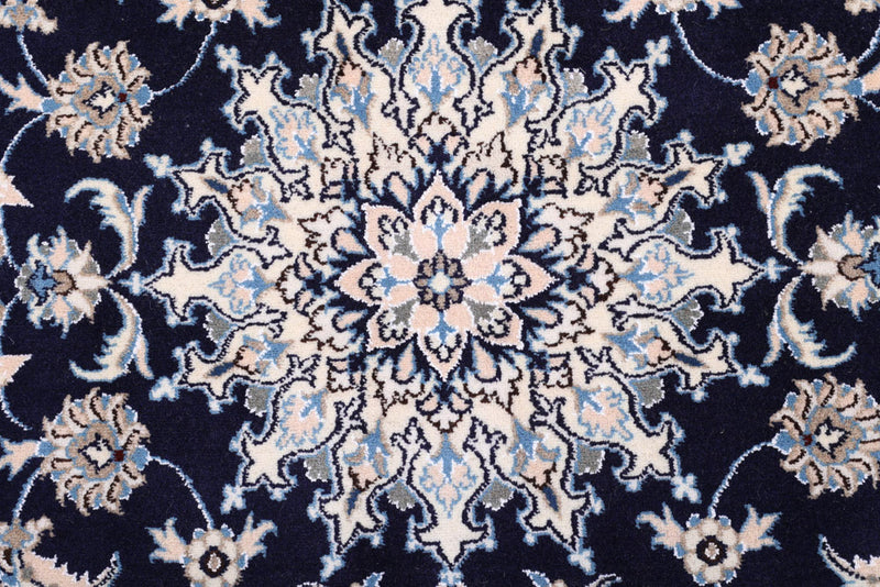 Perserteppich - Nain - 119 x 202 cm - dunkelblau