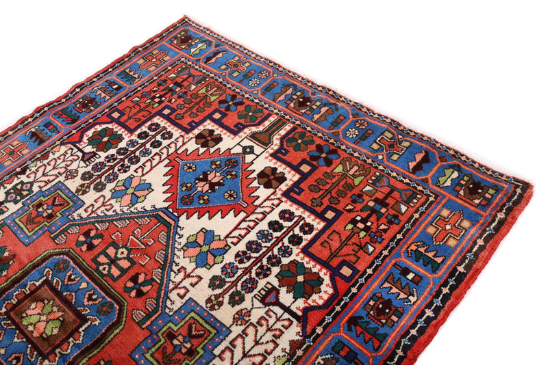 Perserteppich - Nomadic - 135 x 205 cm - mehrfarbig
