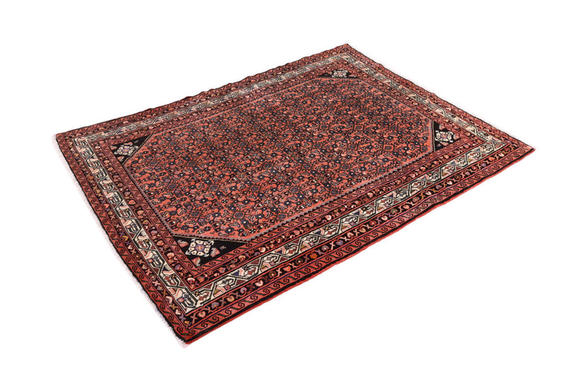 Perserteppich - Nomadic - 155 x 190 cm - dunkelrot